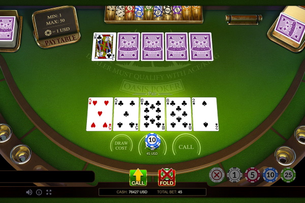 Видеослот Oasis Poker Classic